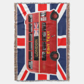 Red London Double Decker Bus Decke (Vorderseite Vertikal)