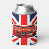 Red London Double Decker Bus Dosenkühler (Kanne Vorderseite)