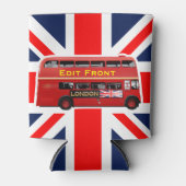 Red London Double Decker Bus Dosenkühler (Vorderseite)