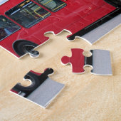 Red London Double Decker Bus, England Puzzle (Seite)