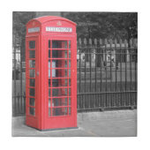 Red London Phonebox Fliese (Vorderseite)