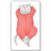 RED LONG JOHNS CAT 2 "X2" Vinyl Sticker (Vorderseite)