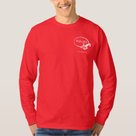 Red Long Sleeve Shirt Uniform mit Business-Logo