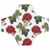 Red Long Steam Rose Muster Fußball (Flach)