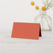 Red Love Folded Place Card Platzkarte (Rückseite)