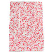 Red Love Hearts – Valentine Collection Mittlere Geschenktüte (Rückseite)