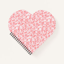 Red Love Hearts – Valentine Collection Notizblock
