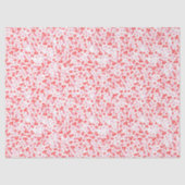 Red Love Hearts – Valentine Collection Seidenpapier (Vorderseite)