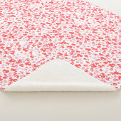 Red Love Hearts – Valentine Collection Sherpadecke (3/4)