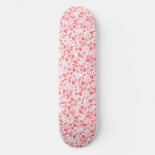 Red Love Hearts – Valentine Collection Skateboard (Vorderseite)