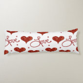Red Love Pillow Seitenschläferkissen (Rückseite)