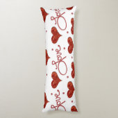 Red Love Pillow Seitenschläferkissen (Rückseite (Vertikal))