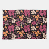 Red Lucky Kleeblatt Clover St Patrick`s Day Geschirrtuch (Horizontal)