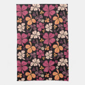 Red Lucky Kleeblatt Clover St Patrick`s Day Geschirrtuch (Vertikal)