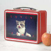 Red Lunch Box Metal Lunch Box (Beispiel)