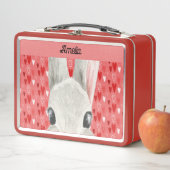 Red Lunch Box mit Bunny & Hearts (Beispiel)