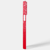 Red Luxury Glitzer und Ombre Case-Mate iPhone Hülle (Rückseite / Rechts)