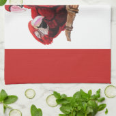 Red Macaw Parrots Parrot Bird Wasserfarbenküche Geschirrtuch (Gefaltet)