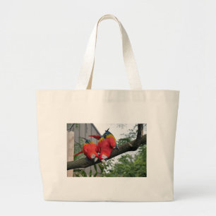 Red Macaws 1.JPG Jumbo Stoffbeutel