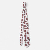 Red Machinery Men Neck Tie Krawatte (Rückseite)