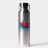 RED MAGA 28 FIST PUNCHES THROUGH WOKE TRINKFLASCHE (Vorne)