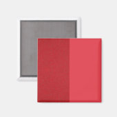 Red Magnet teilen - Texturierte und Matte-Design (Vorderseite/Rückseite)