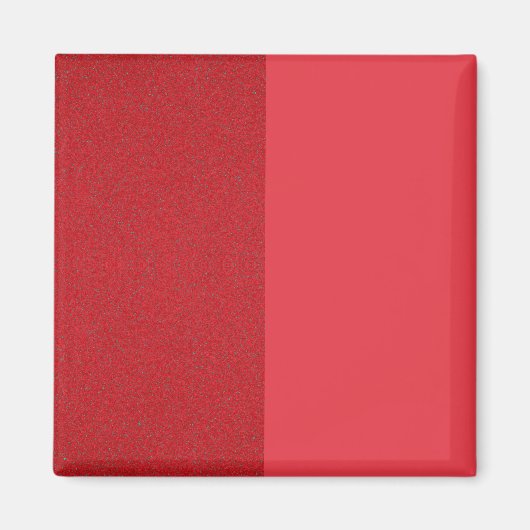 Red Magnet teilen - Texturierte und Matte-Design (Vorne)