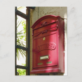 Red Mailbox Postkarte