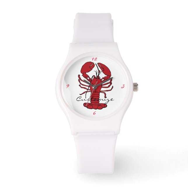 Red Maine Hummer Thunder_Cove Armbanduhr (Vorderseite)