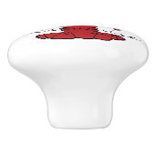 Red Maine Hummer Thunder_Cove Keramikknauf (Seitenansicht)