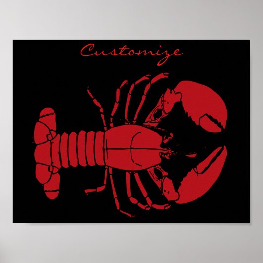 Red Maine Hummer Thunder_Cove Poster (Vorne)