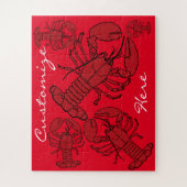 Red Maine Hummer Thunder_Cove Puzzle (Vertikal)