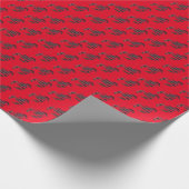 Red Maine Lobsters Thunder_Cove Geschenkpapier (Ecke)