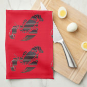 Red Maine Lobsters Thunder_Cove Geschirrtuch (Viertel Falte)