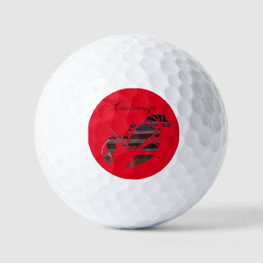 Red Maine Lobsters Thunder_Cove Golfball (Vorderseite)