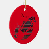 Red Maine Lobsters Thunder_Cove Keramik Ornament (Rechts)