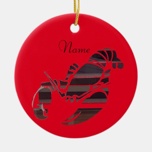 Red Maine Lobsters Thunder_Cove Keramik Ornament (Vorne)