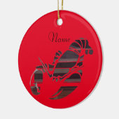 Red Maine Lobsters Thunder_Cove Keramik Ornament (Links)