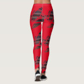 Red Maine Lobsters Thunder_Cove Leggings (Rückseite)