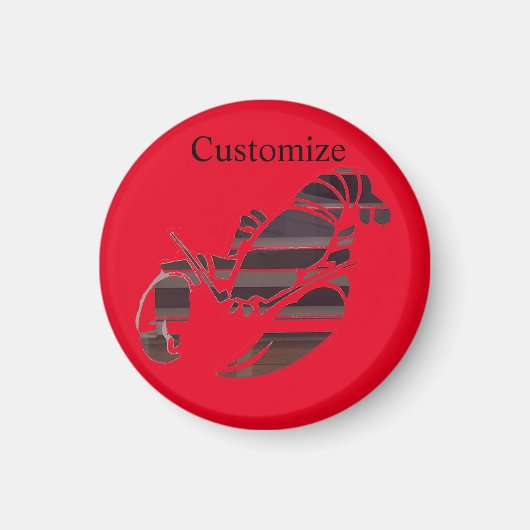 Red Maine Lobsters Thunder_Cove Magnet (Vorne)