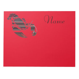 Red Maine Lobsters Thunder_Cove Notizblock