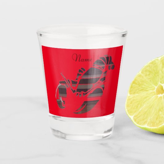 Red Maine Lobsters Thunder_Cove Schnapsglas (Vorderseite)
