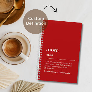 Red Mama Definition lustige Kindernamen Notizblock