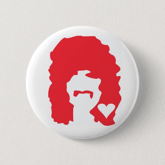Red Man Liebe Button (Vorderseite)