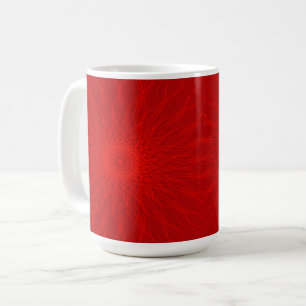Red Mandala - 15 oz. Mug Kaffeetasse