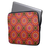 Red MANDALA Laptopschutzhülle (Vorderseite Links)