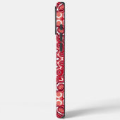 Red Mandala Muster in Fiery Gradient Case-Mate iPhone Hülle (Rückseite / Links)
