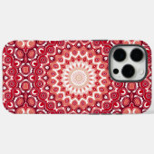 Red Mandala Muster in Fiery Gradient Case-Mate iPhone Hülle (Rückseite (Horizontal))