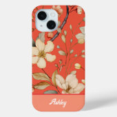 Red Mango Spring Wild Blume iPhone Case (Rückseite)