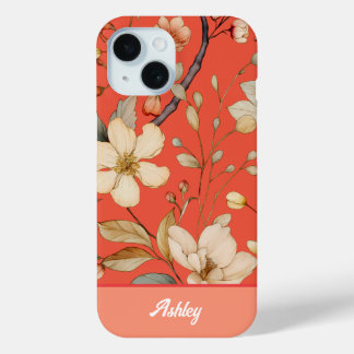 Red Mango Spring Wild Blume iPhone Case